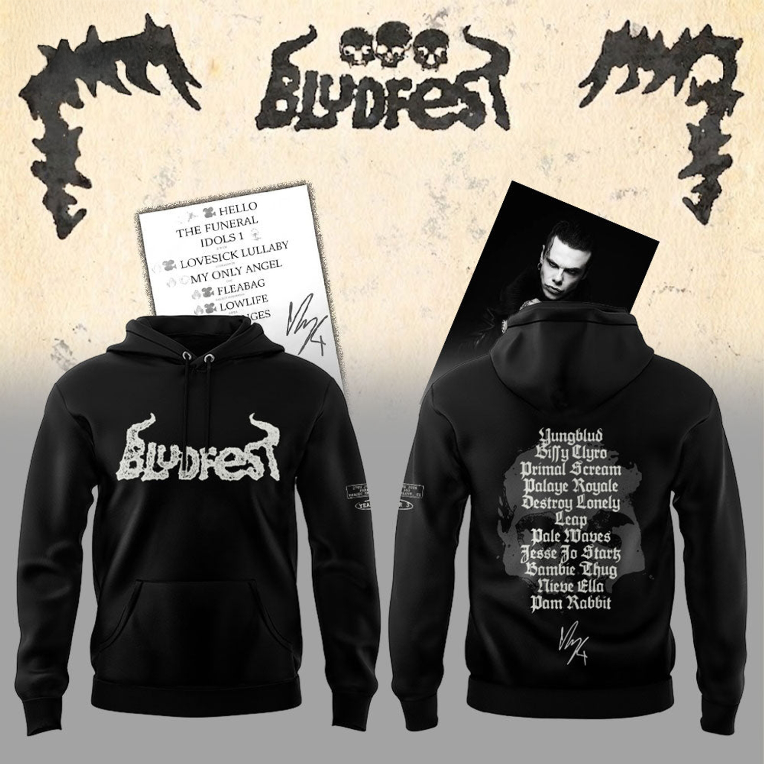 Yungblud Army x Idols The World Tour Collector Edition Hoodie