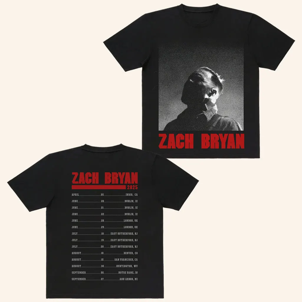 Zach Bryan Merch ZB Photo TShirt For Fans Gifts For Father