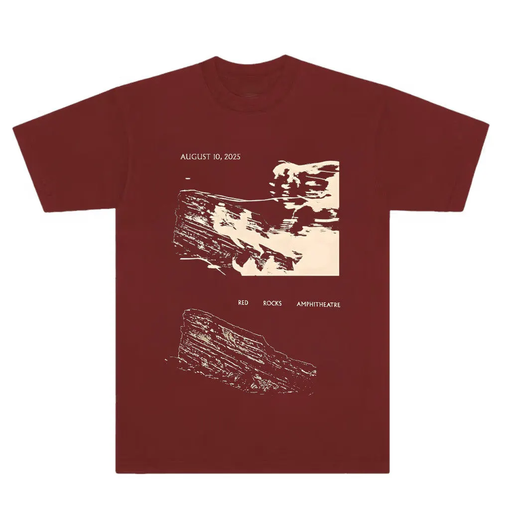 Zach Bryan Red Rocks Merch August 10 2025 Red Rocks Amphitheatre TShirt Gift For Dad