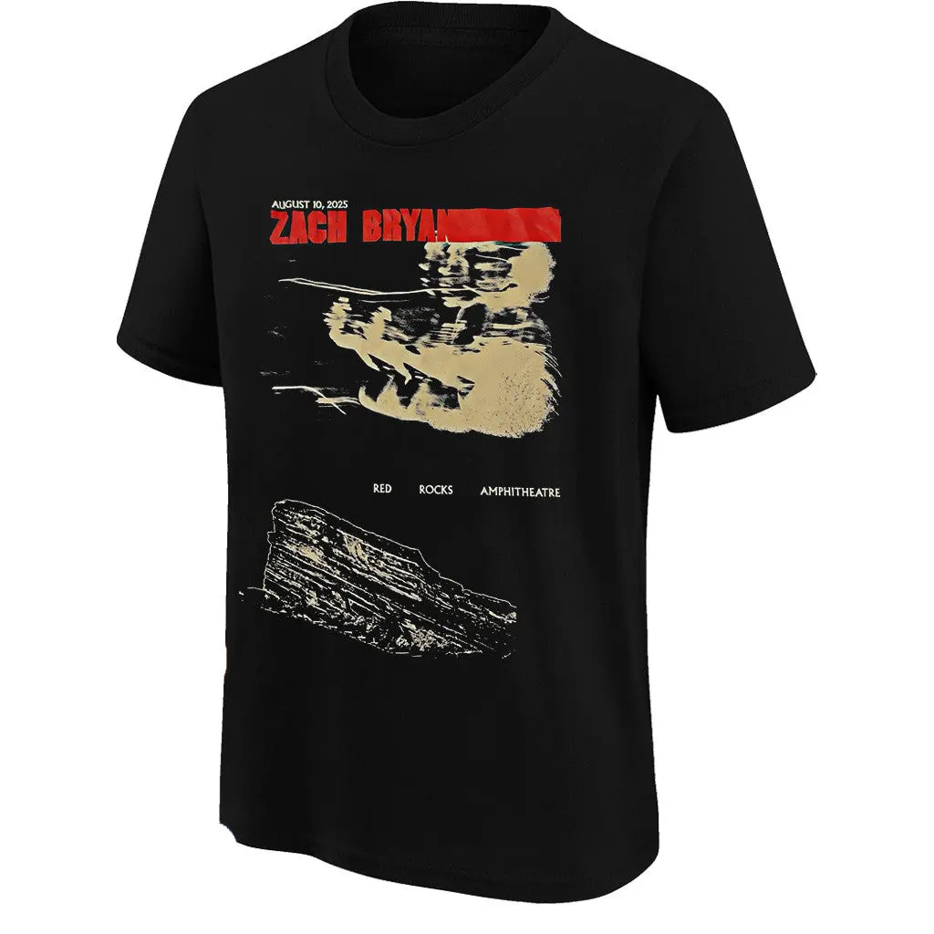 Zach Bryan Red Rocks Merch Black Zach Bryan TShirt Music Fans Gift For Father