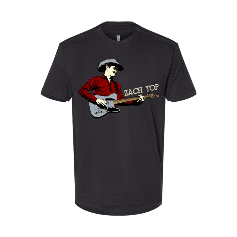 Zach Top Merch Zach Top Guitar Graphite TShirt Music Lovers Gifts For Fans