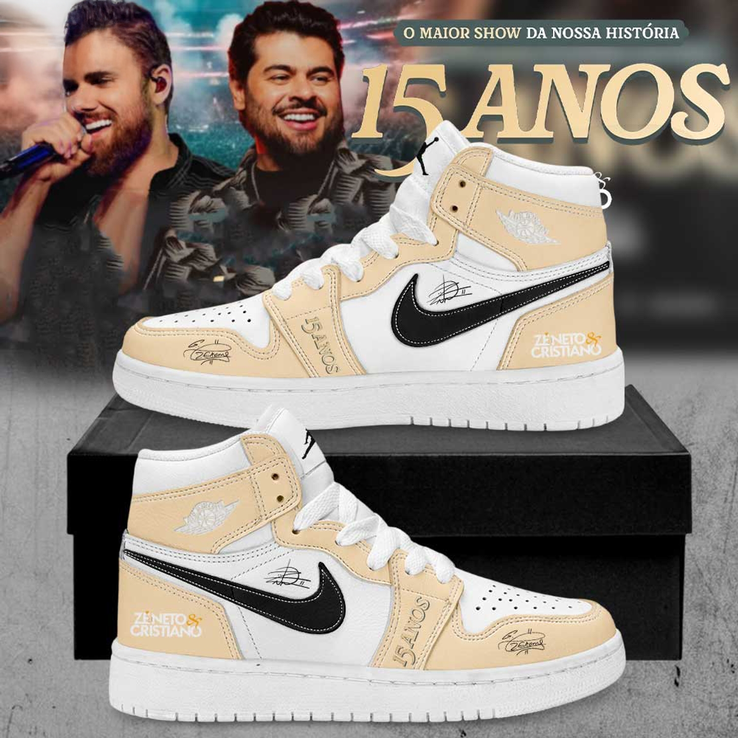 Ze Neto Cristiano 15 Years Career Celebration Limited AJ1 Collection