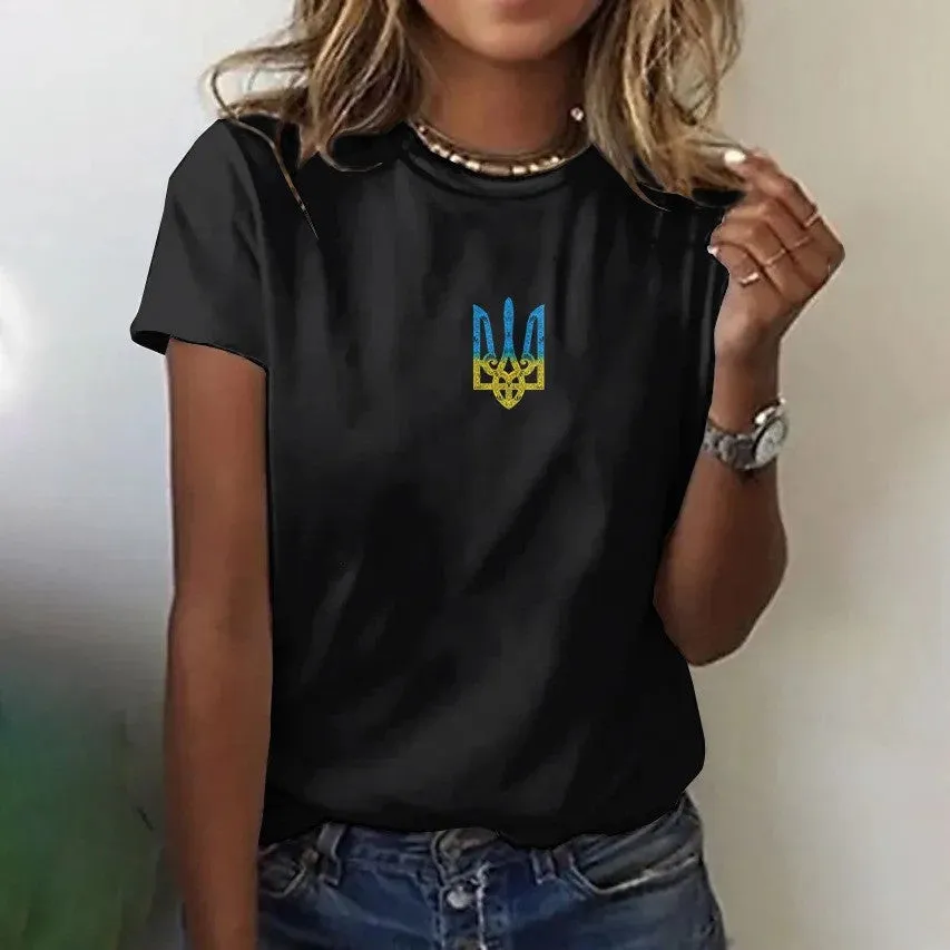 Zelensky Shirt Ukrainian Trident Symbol Zelensky TShirt Ukraine Gifts