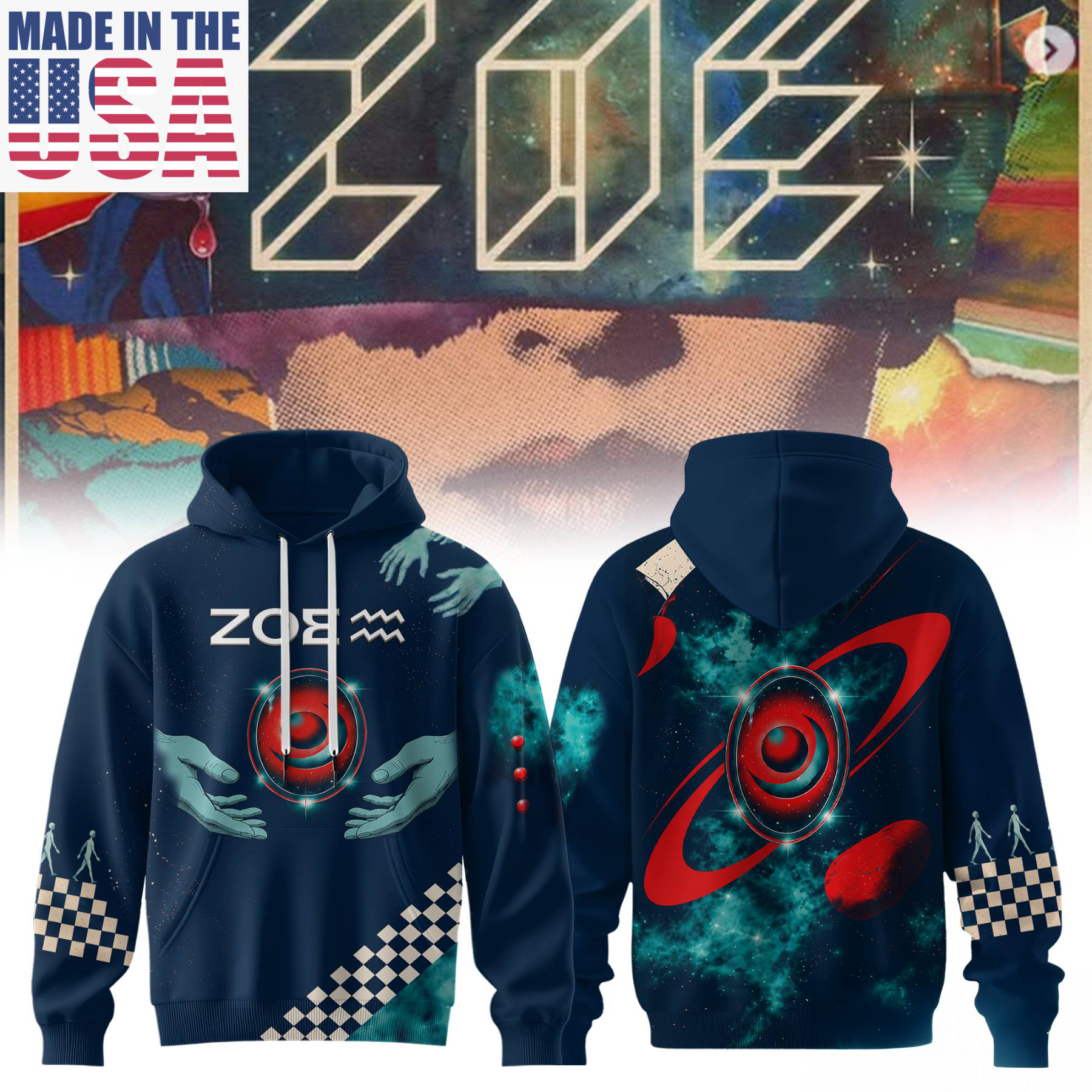 Zoe Memorex Rexsexex Mas Tour Collector Hoodie Fan Edition