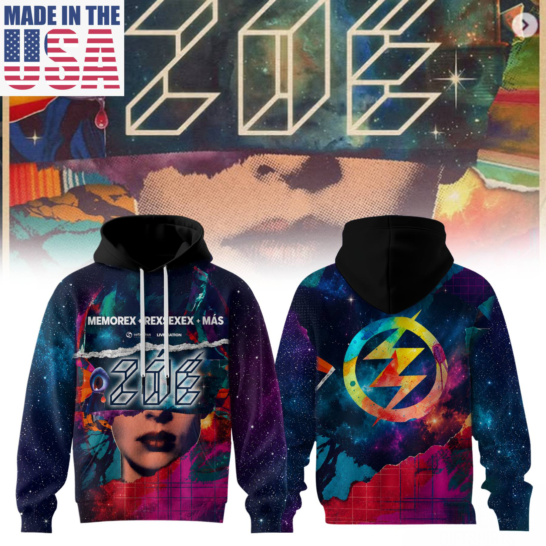 Zoe Memorex Rexsexex Mas Tour Limited Hoodie Fan Edition