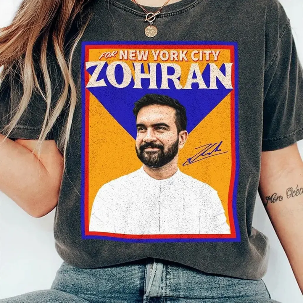Zohran Mamdani Merch For New York City Zohran TShirt Gifts For Him Her