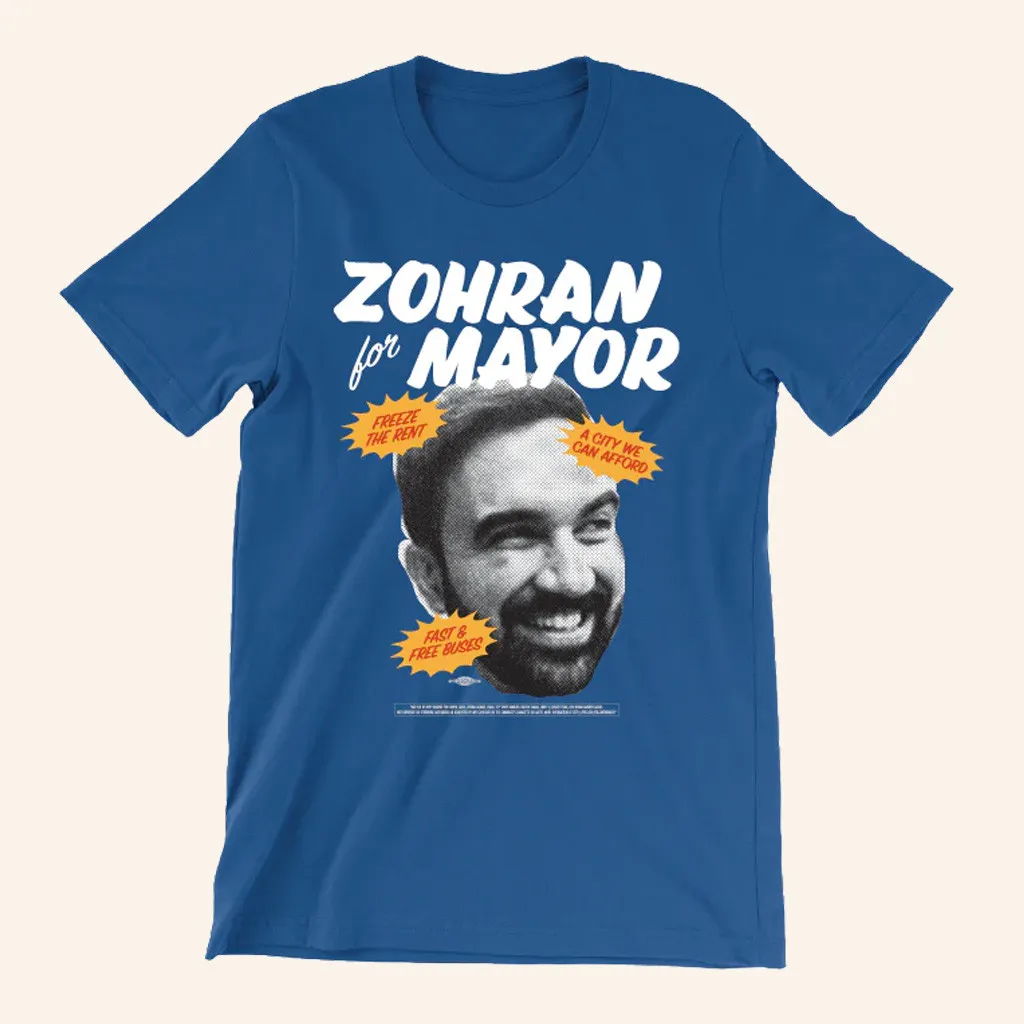 Zohran Mamdani Merch Zohran For Mayor Photo TShirt Gifts For Brother