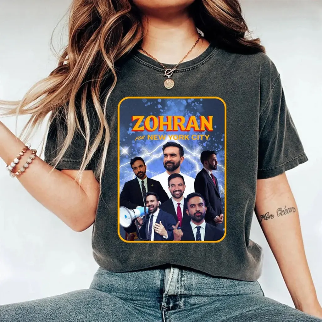 Zohran Mamdani Merch Zohran For New York City TShirt Gifts For Mom