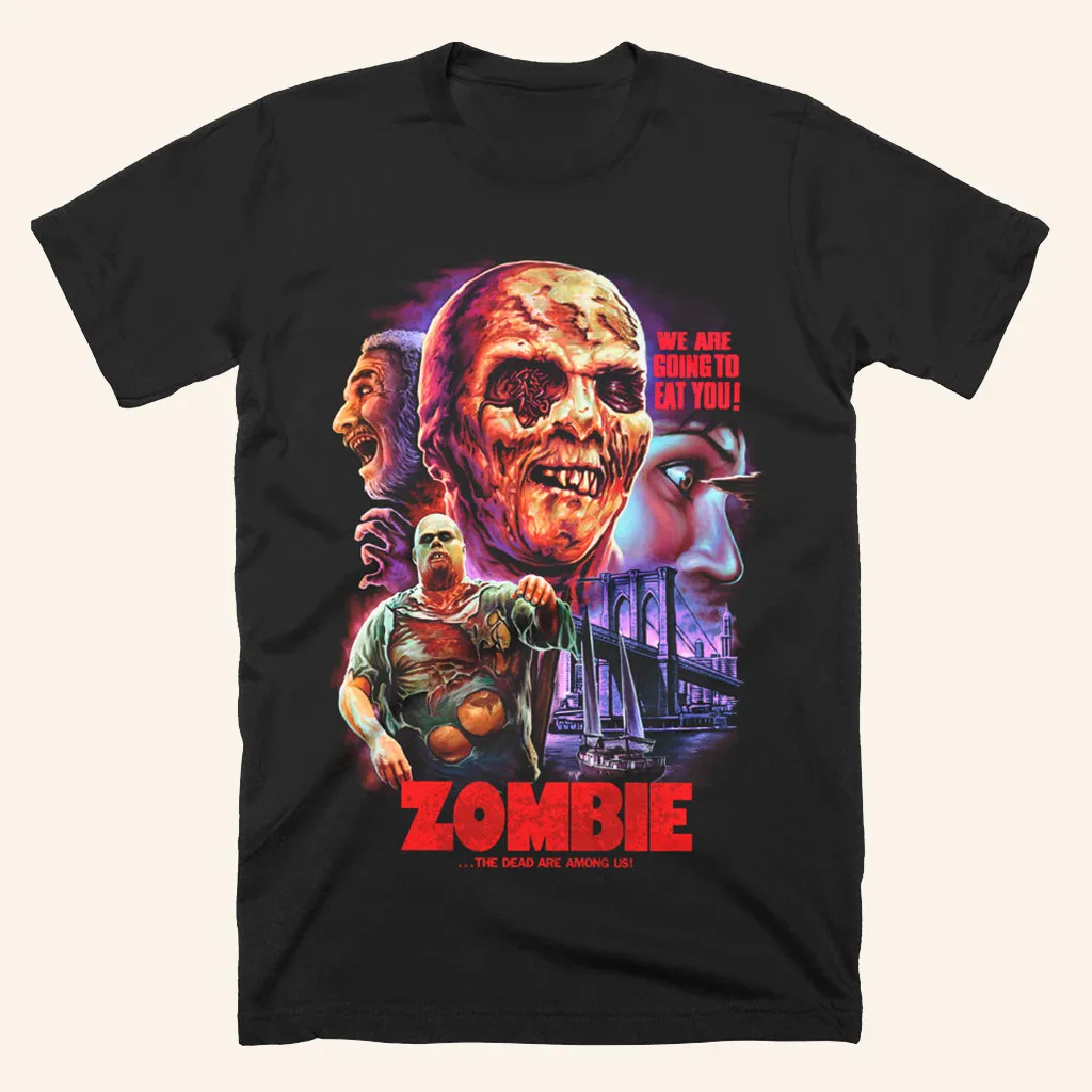 Zombie Theyre Everywhere TShirt Halloween Themed Clothes Gifts For Friends