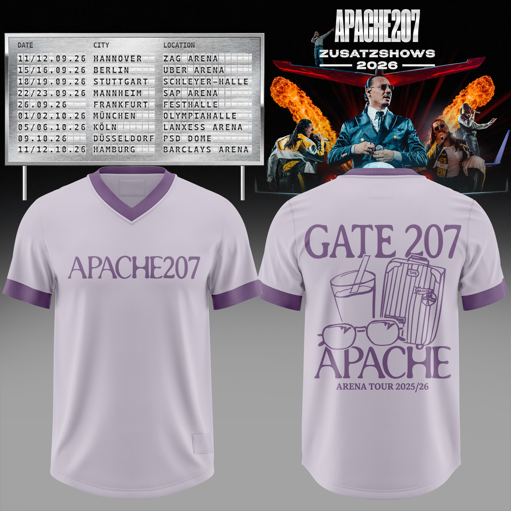 Zusatzshows 2026 Special Edition 3D Football Jersey Limited Edition