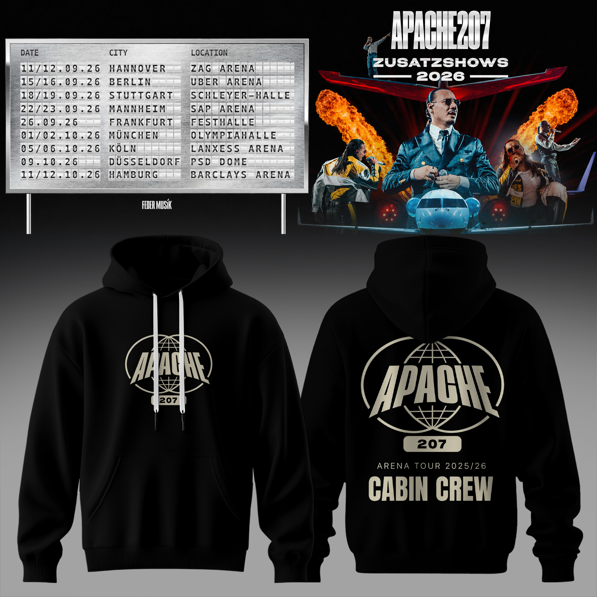 Zusatzshows 2026 Special Edition 3D Pullover Hoodie Premium Edition