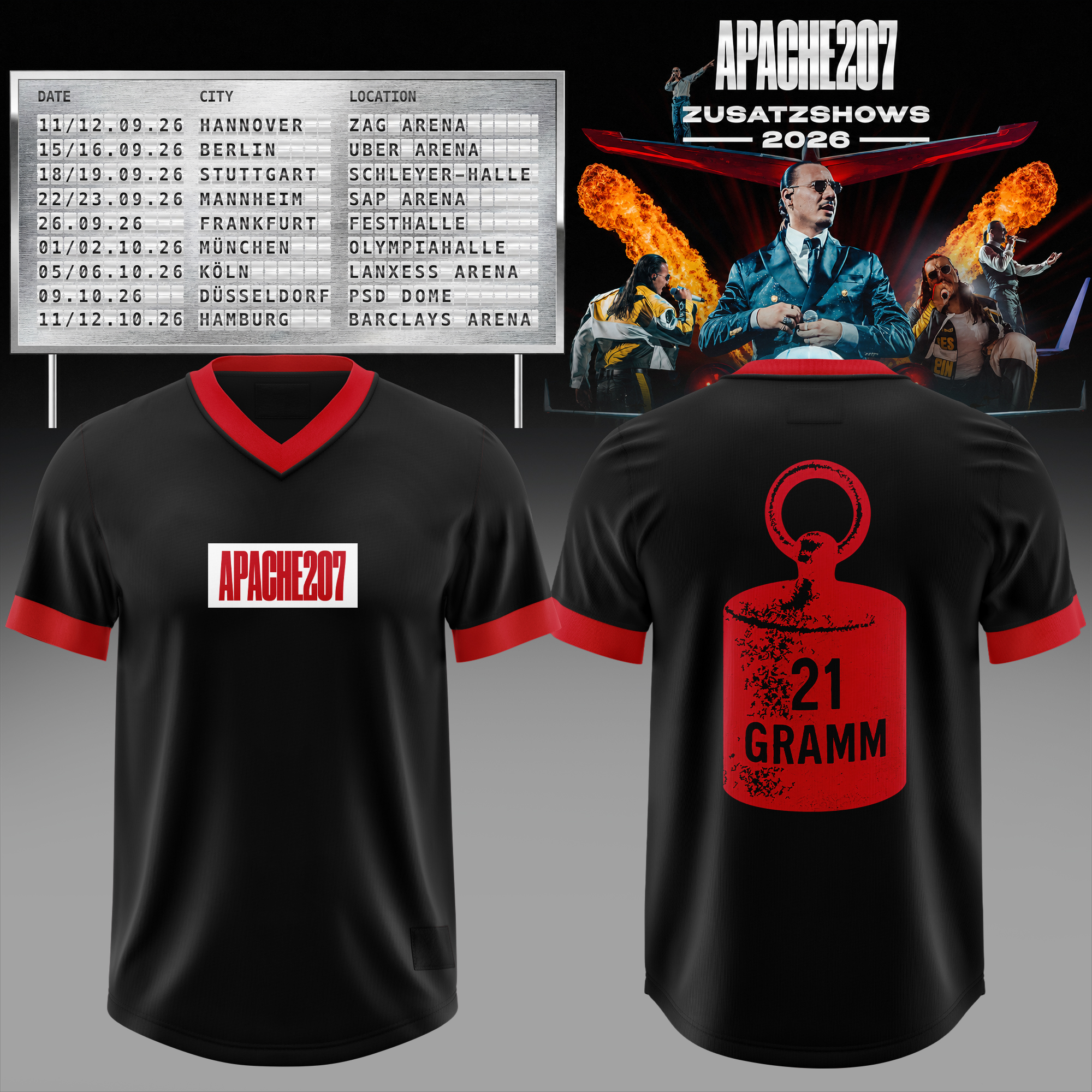 Zusatzshows 2026 Vintage Style 3D Football Jersey Classic Retro Edition