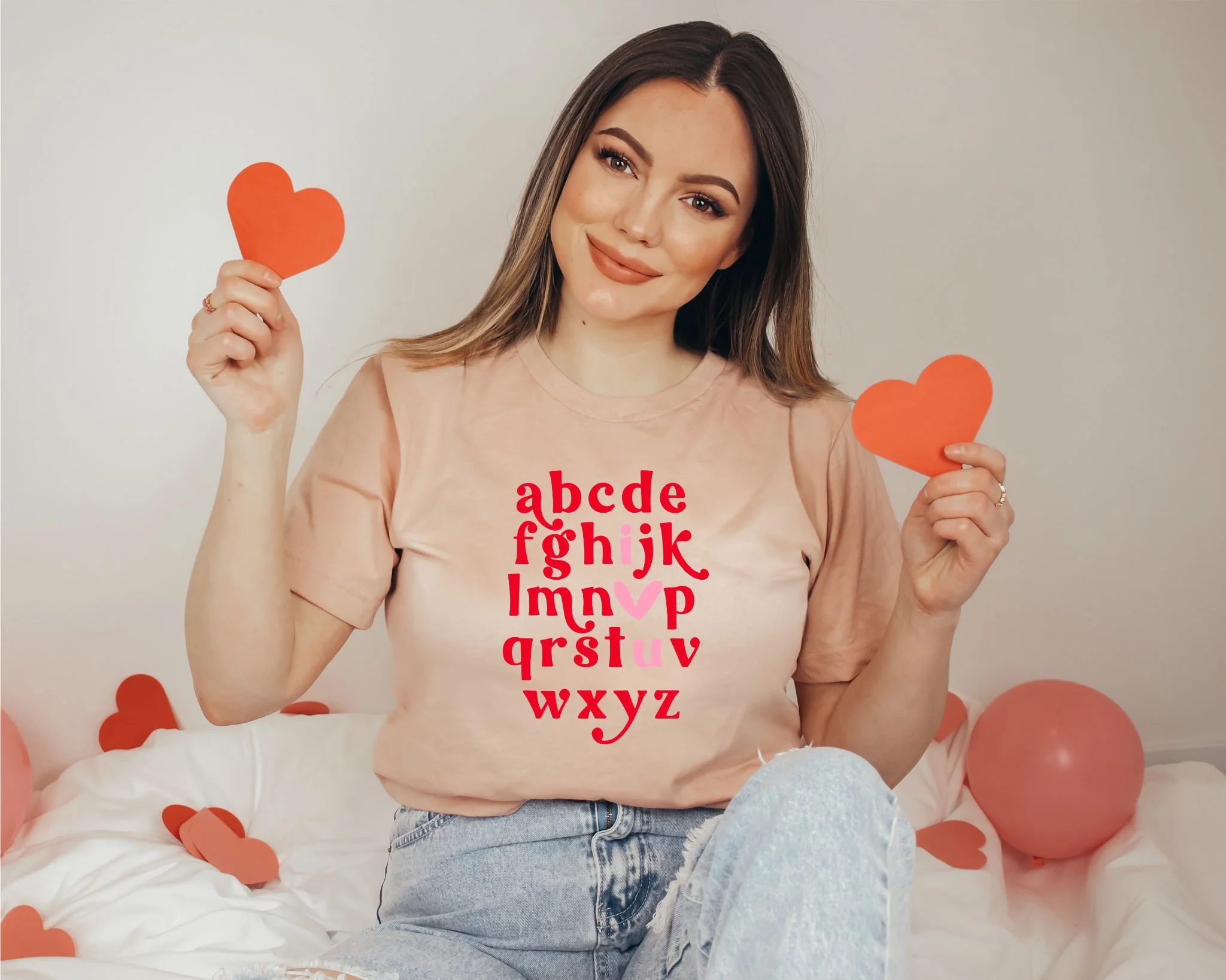 a b c i love u glitter dream transfers gift for kids