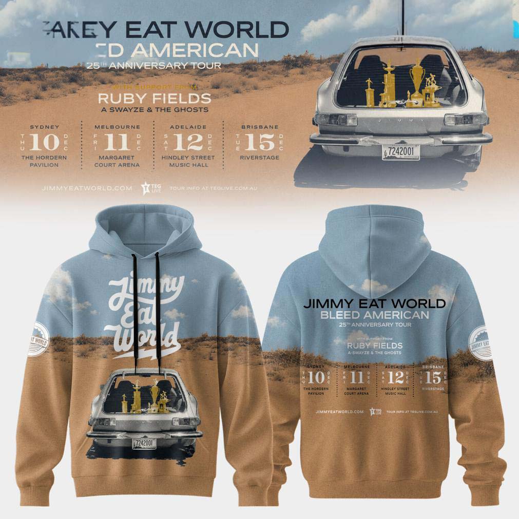 A Day To Remember Blue and Tan 25th Anniversary Hoodie