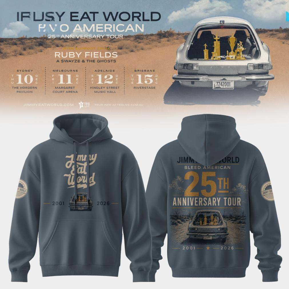 A Day To Remember Gray 25th Anniversary Graphic Hoodie