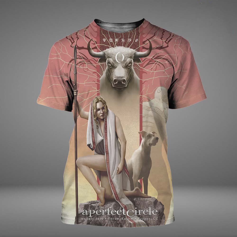 A Perfect Circle At Forum Karlin In Prague CZ On July 2 2026 All Over Print T Shirt