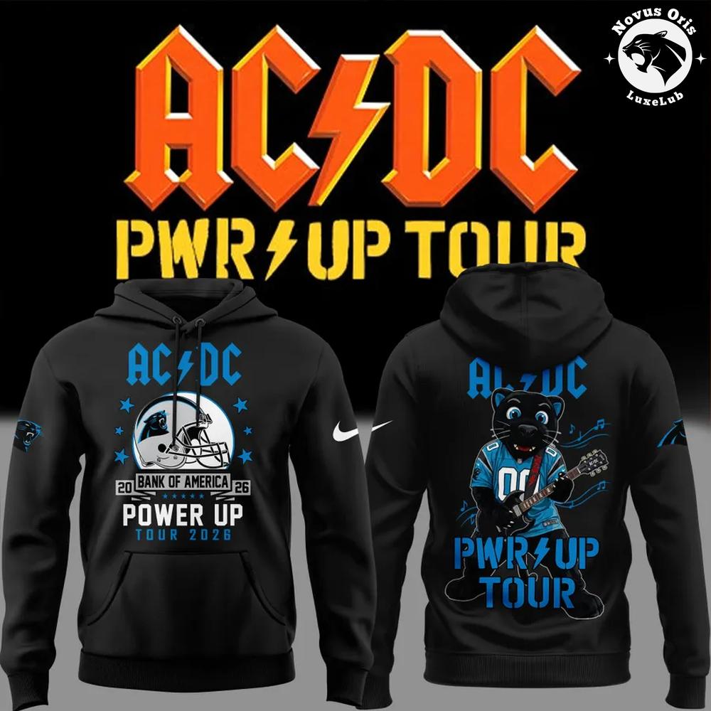 AC/DC x Carolina Panthers Power Up Tour 2026 Hoodie