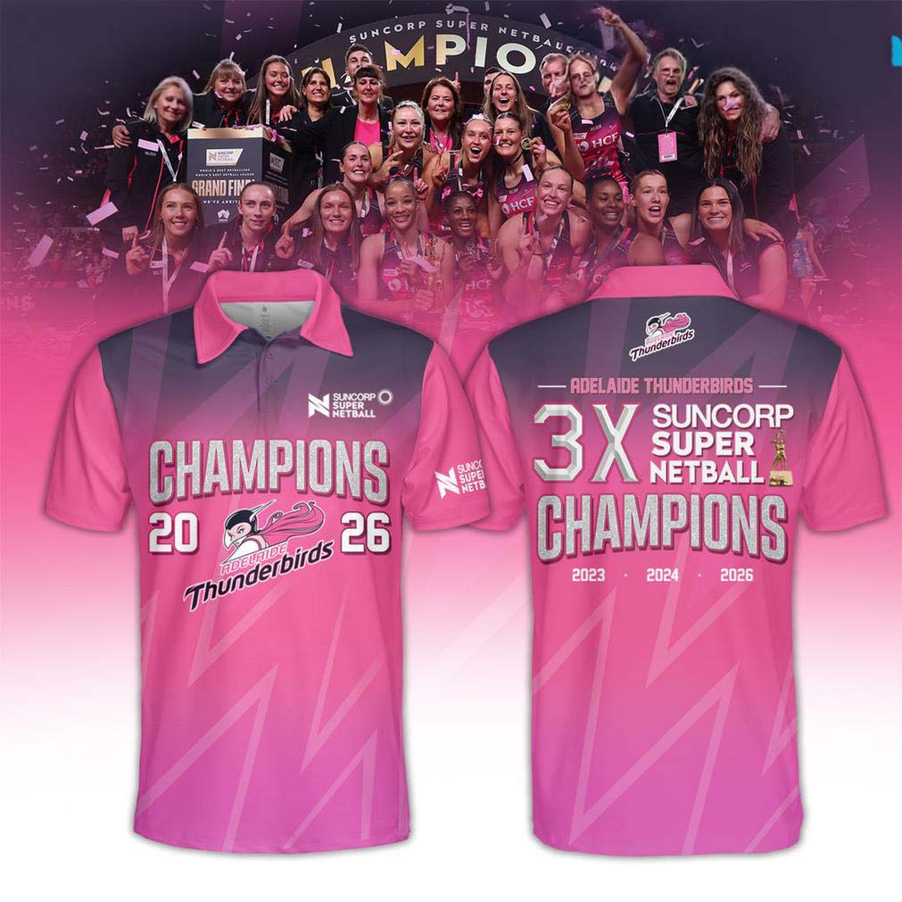 Adelaide Thunderbirds 2026 Champions Special Polo Shirt
