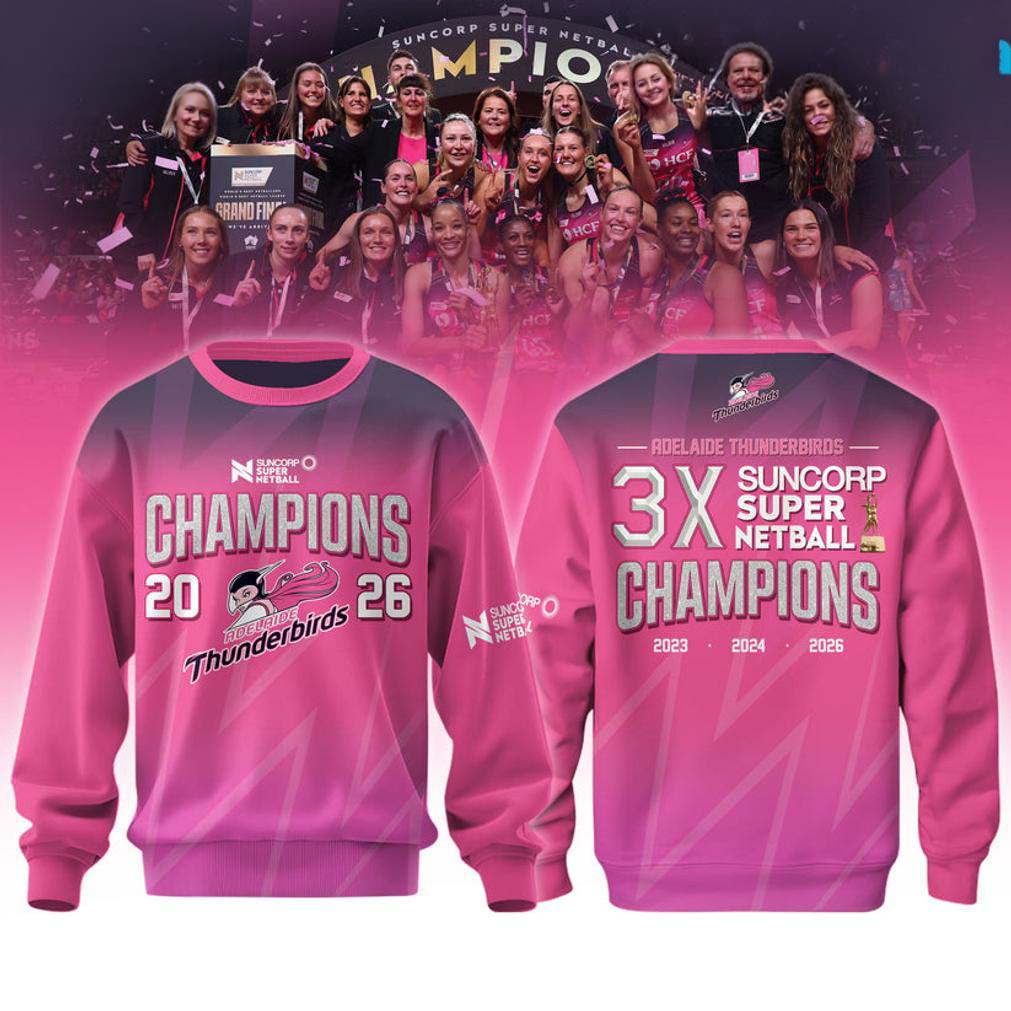 Adelaide Thunderbirds 2026 Champions Womens Sweatshirt