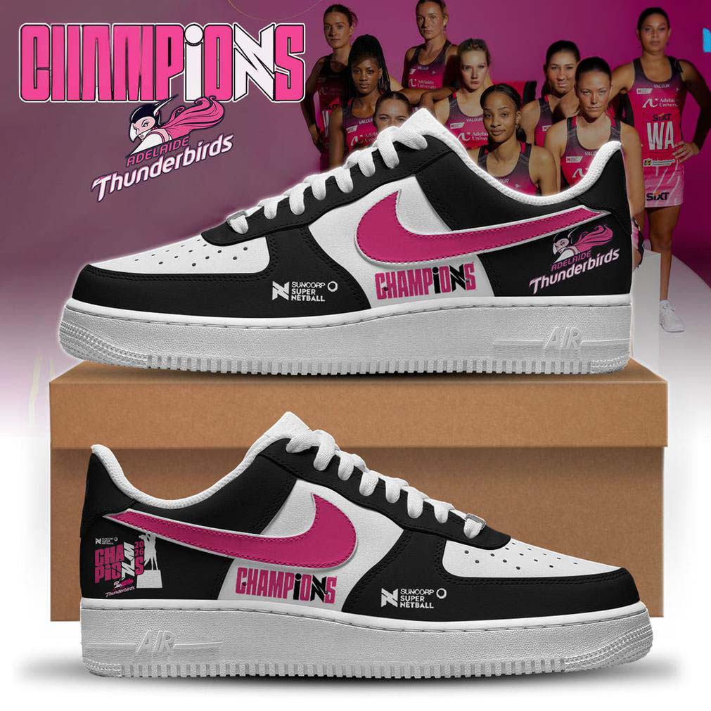 Adelaide Thunderbirds 2026 Champions Custom Air Force 1 Sneakers