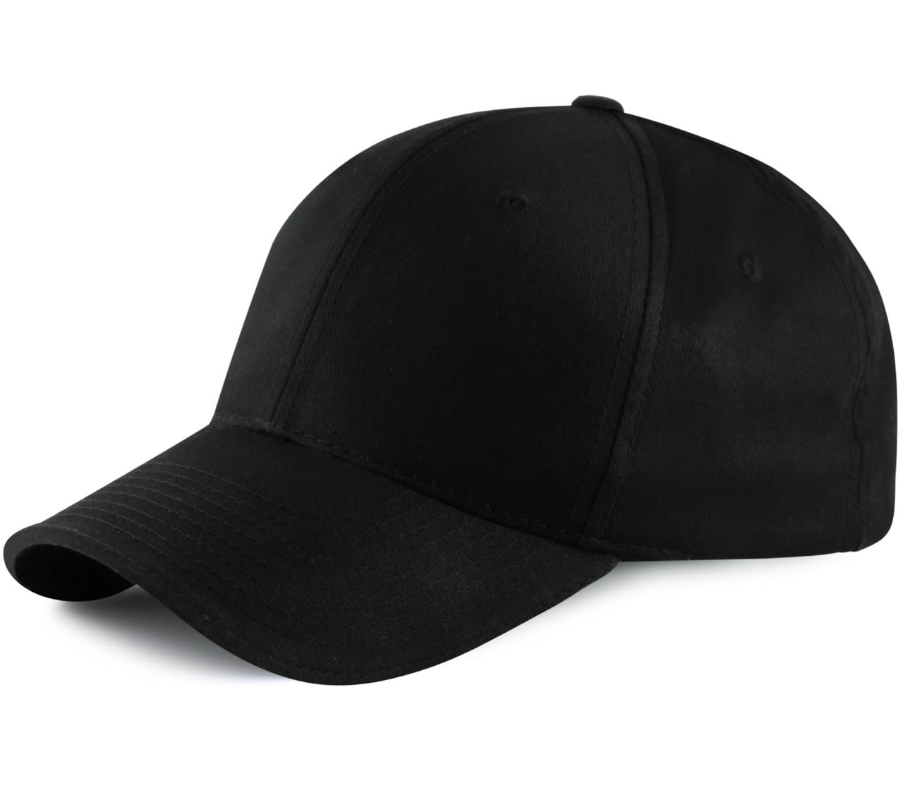 Adjustable Baseball Large Hat Large Fit for Big Heads Black 2026