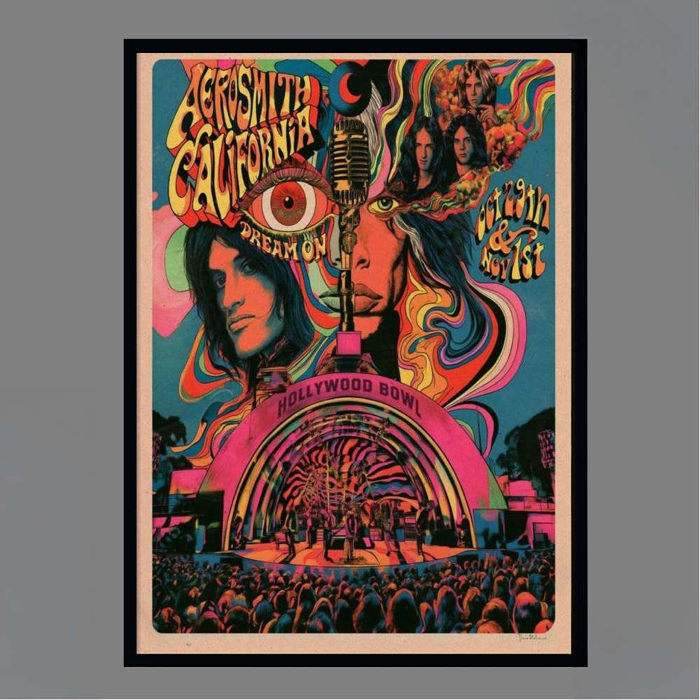 Aerosmith California Dream On Los Angeles November 1 2026 Concert Poster
