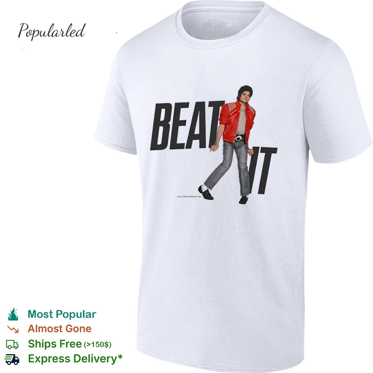 AJ McLean Michael Jackson Beat It Los Angeles shirt