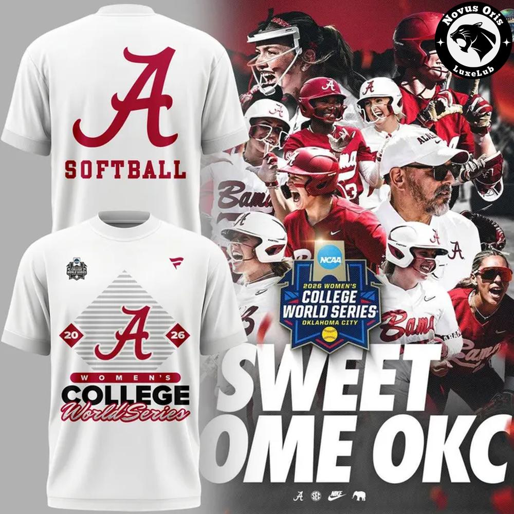 Alabama Crimson Tide 2026 NCAA Softball WCWS T-Shirt