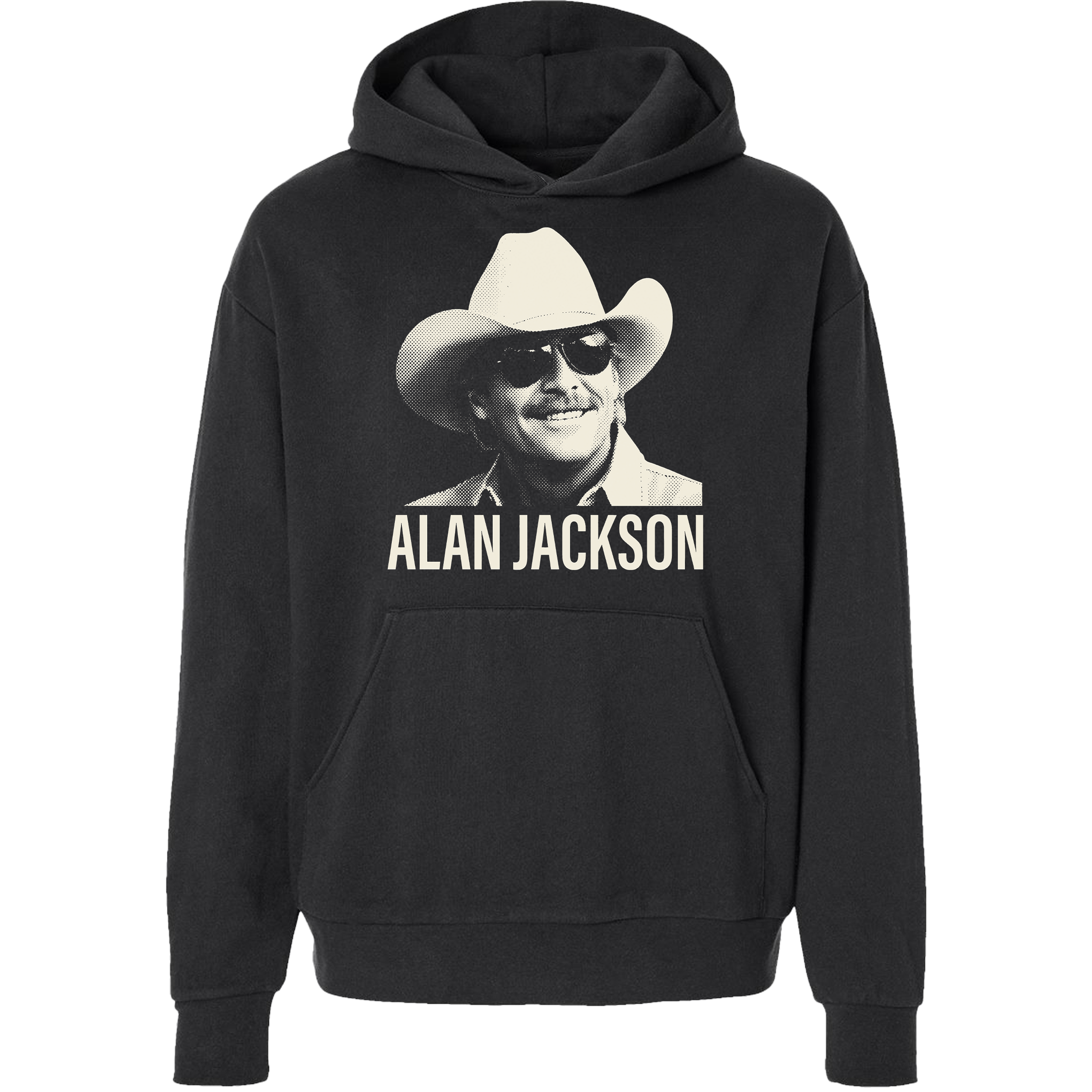 Alan Jackson Black Hoodie