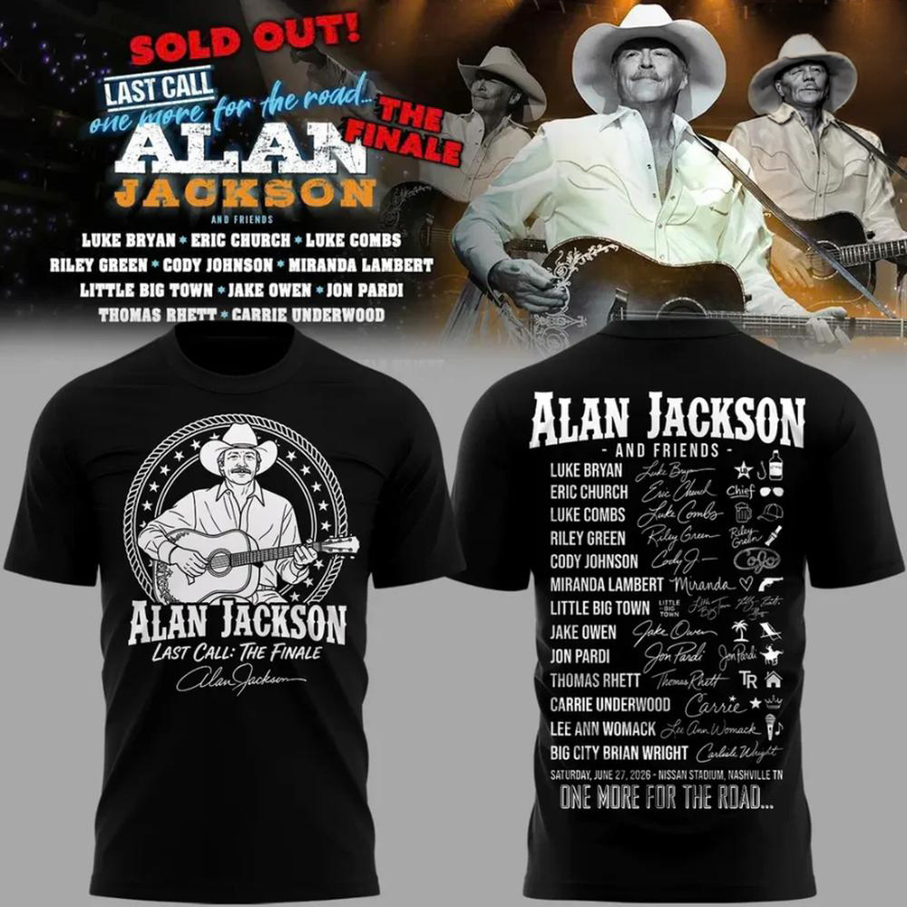 Alan Jackson Last Call The Finale 2026 TShirt