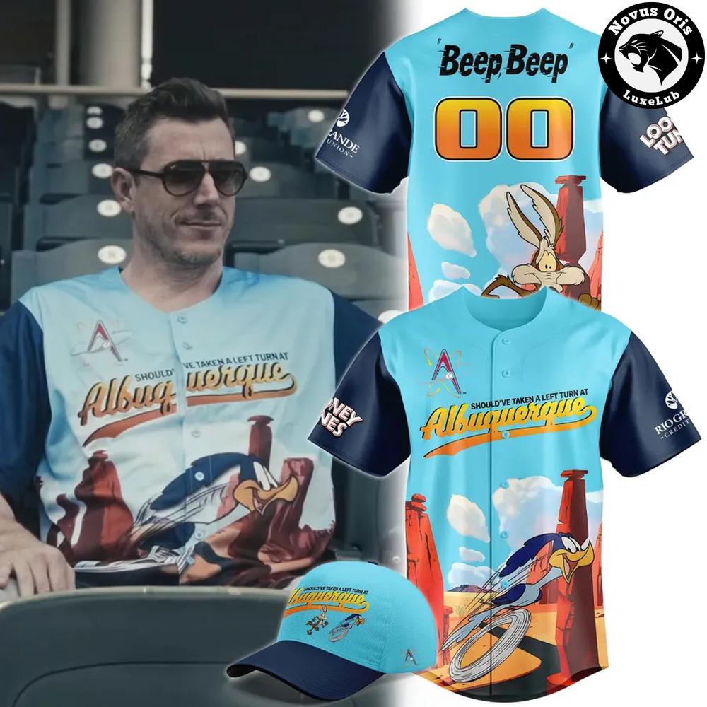 Albuquerque Isotopes Looney Tunes Custom Name Baseball Jersey 1 - Unicasport Albuquerque Isotopes Looney Tunes Custom Name Baseball Jersey