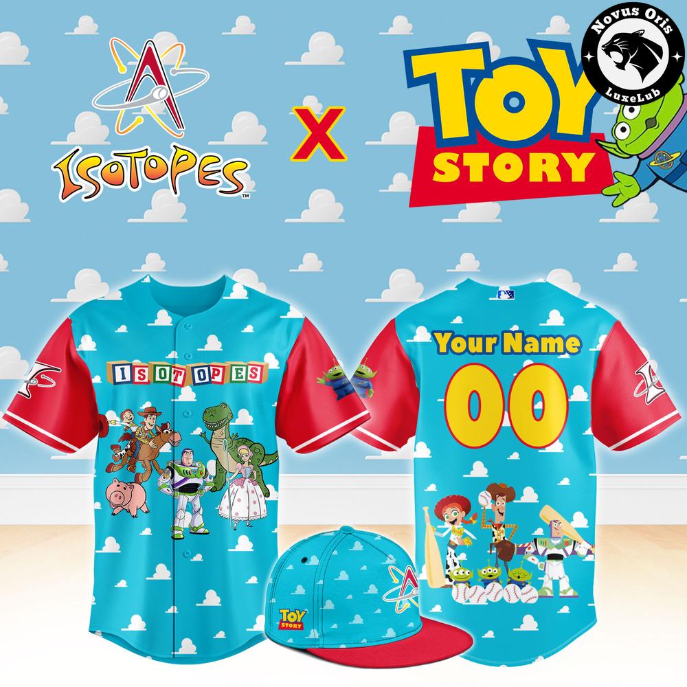 Albuquerque Isotopes x Toy Story Night Woody Buzz Lightyear Custom Baseball Jersey 1 - Unicasport Albuquerque Isotopes x Toy Story Night Woody Buzz Lightyear Custom Baseball Jersey