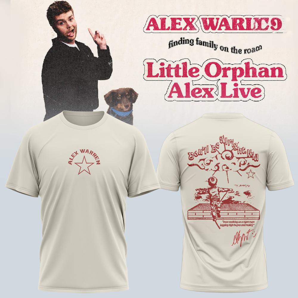 Alex Warren Cream Music Tour Fan T Shirt
