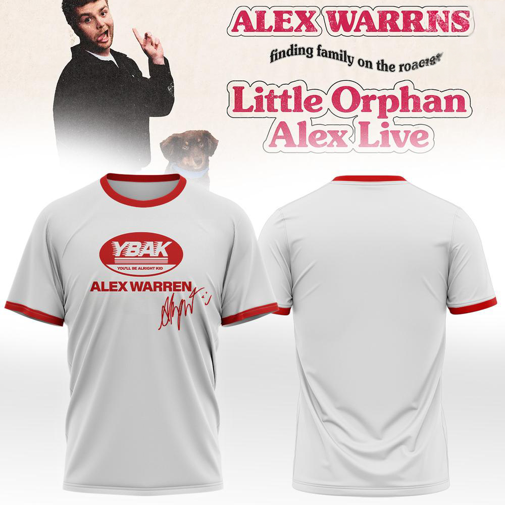 Alex Warren Finding Family on the Road Tour 2026 TShirt