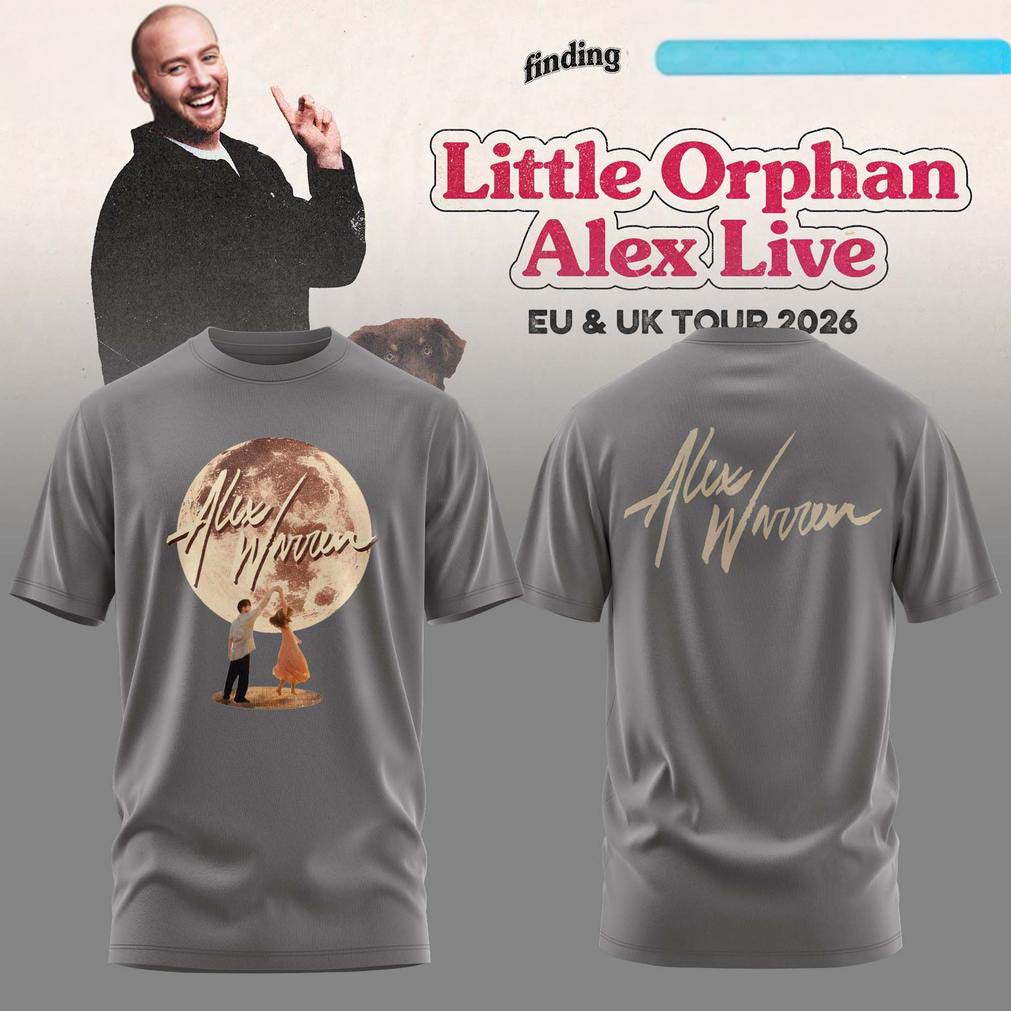 Alex Warren Gray Music Tour Fan T Shirt