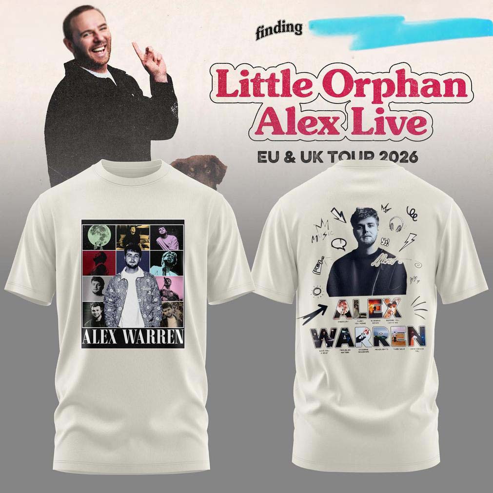Alex Warren Little Orphan Alex Live White T Shirt