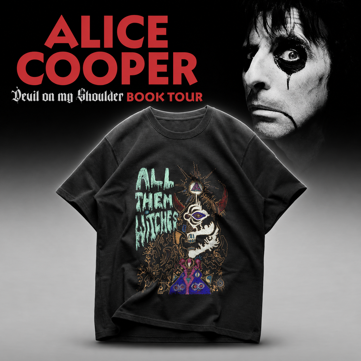 Alice Cooper 2026 Tour All Them Witches  T-Shirt Gift For Fans