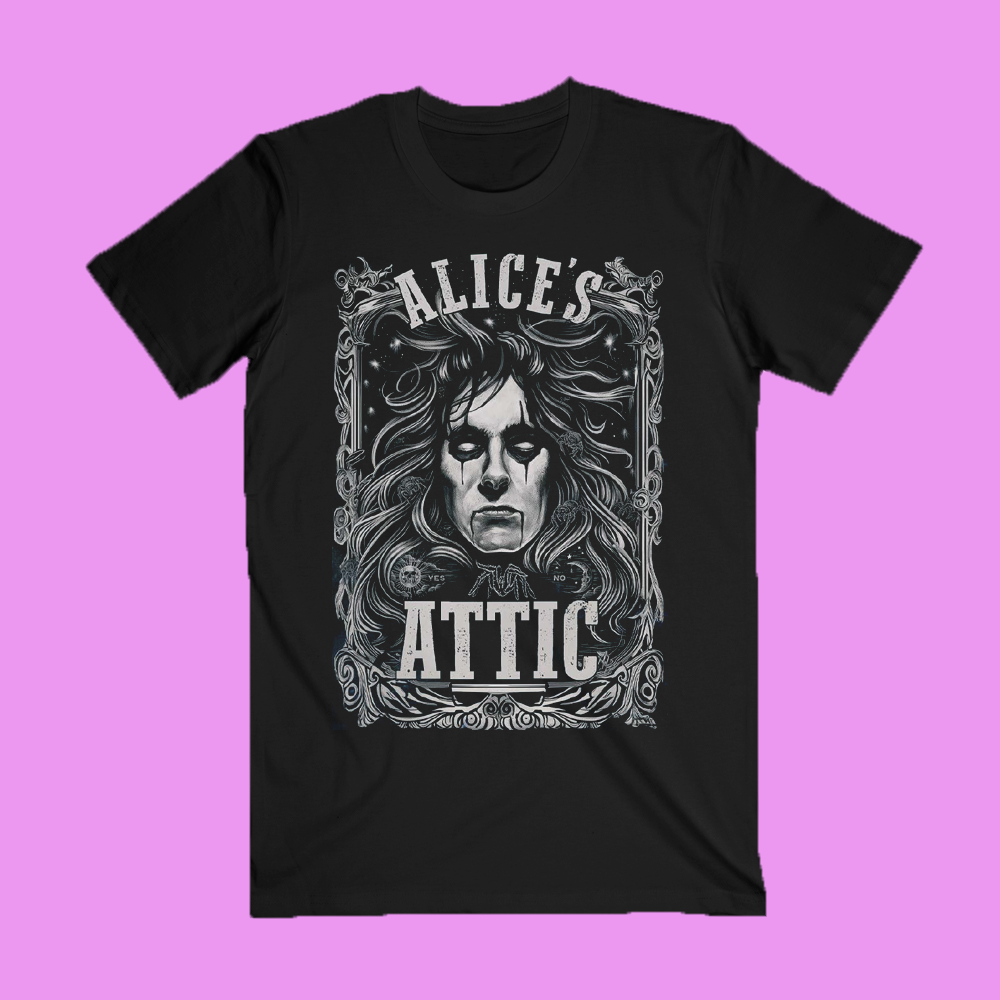 Alice Cooper Tour 2026 Attic Graphic T-Shirt Rock Fan Gift