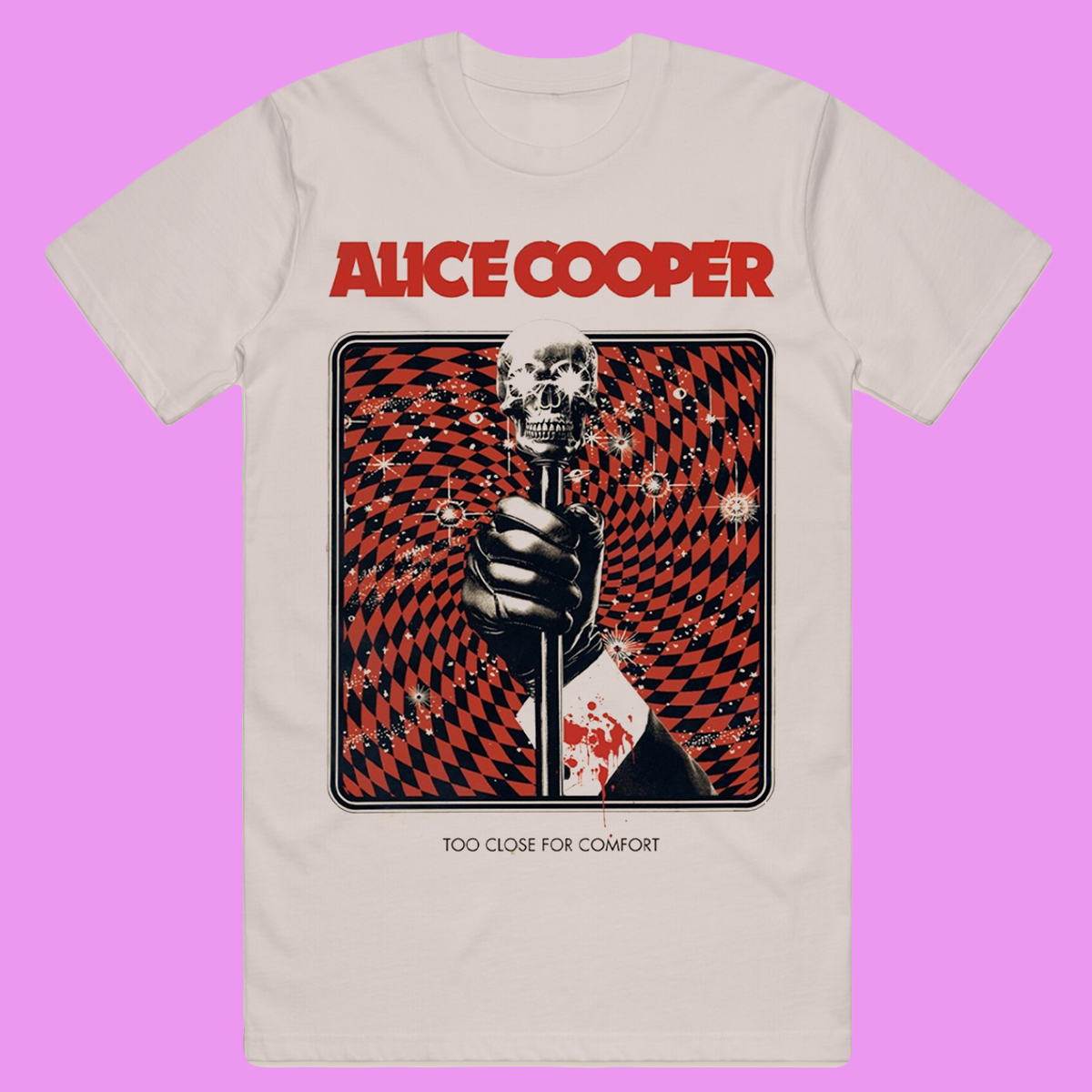 Alice Cooper Tour 2026 Cane of the Damned Graphic Art T-Shirt Unique Novelty Tee Gift for Fans