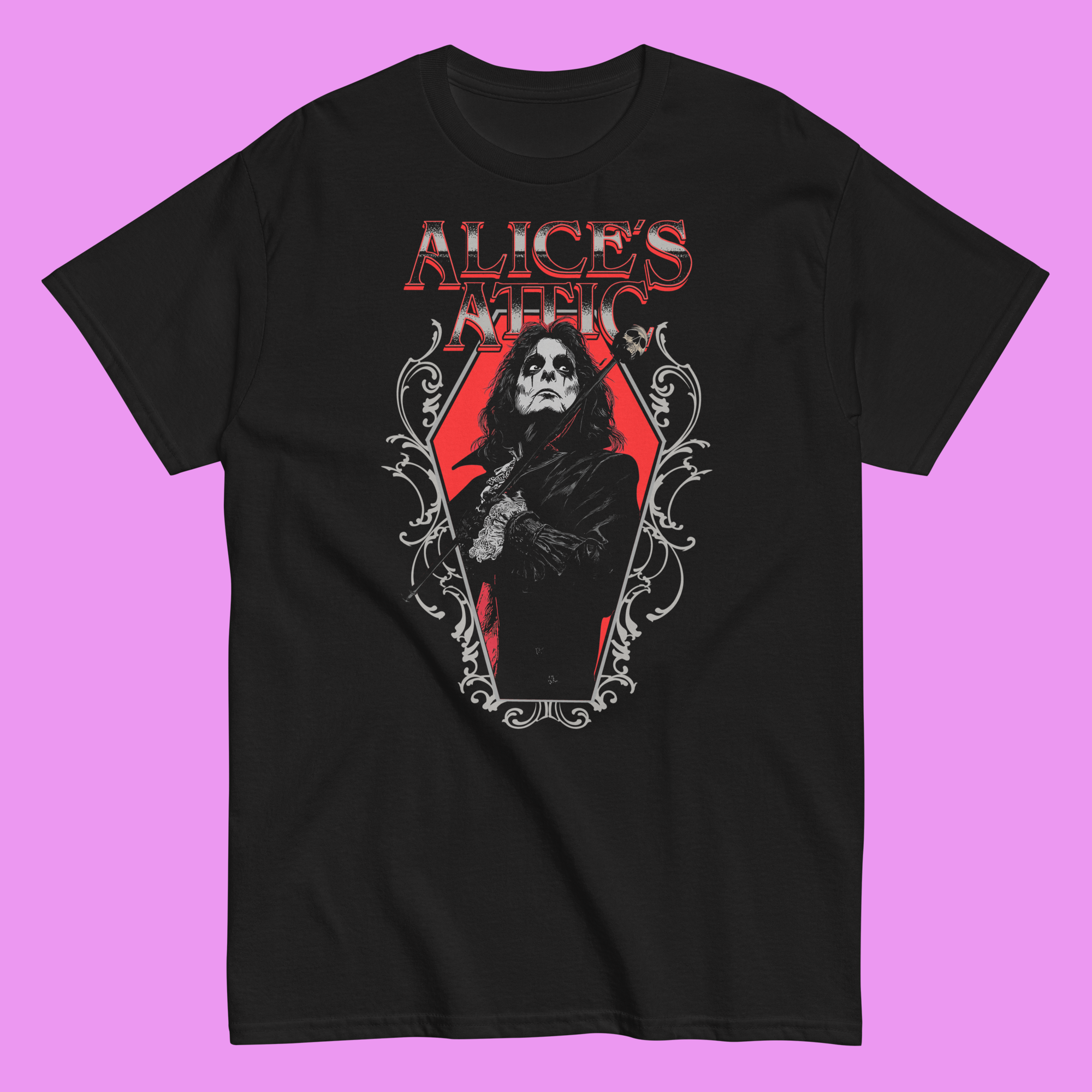 Alice Cooper Tour 2026 Coffin T-Shirt Rock Fan Gift