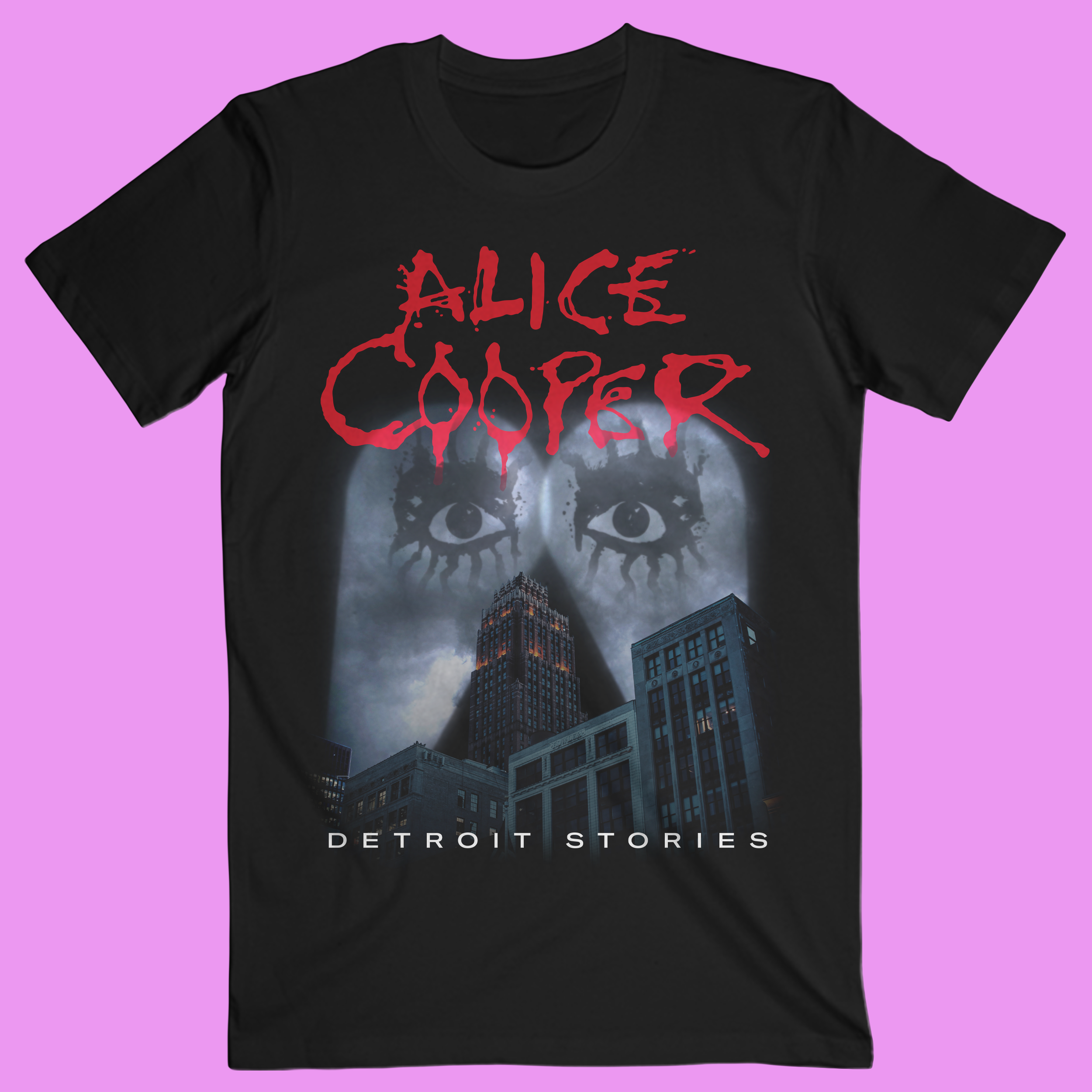 Alice Cooper Tour 2026 DetroiT-Stories T-Shirt Rock Music Fan Gift