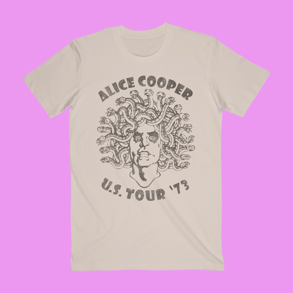 Alice Cooper Tour 2026 Medusa '73 T-Shirt Rock Fan Gift
