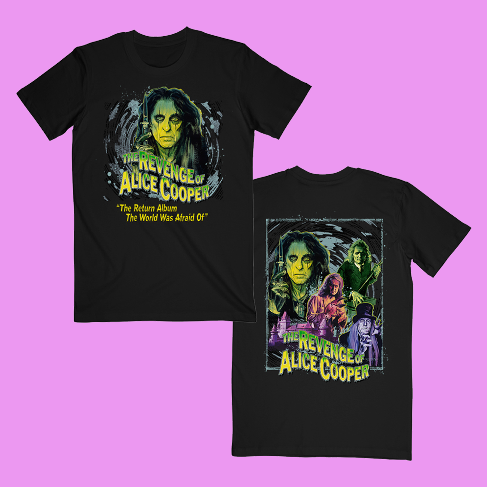 Alice Cooper Tour 2026 Revenge Has a Face Graphic T-Shirt Rock Fan Gift