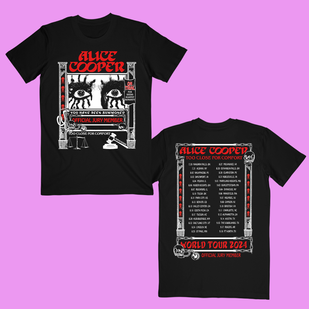 Alice Cooper Tour 2026 Simple Golf T-Shirt Gift for Golfers