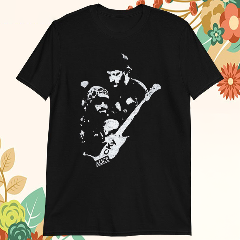 Alice Hollywood Fuckyou Guitar Photo Tshirts