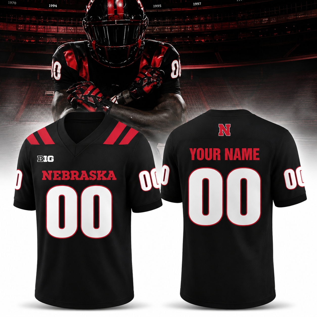 Alternate Uniform College Football Jersey Merch Nebraska Cornhuskers 2026