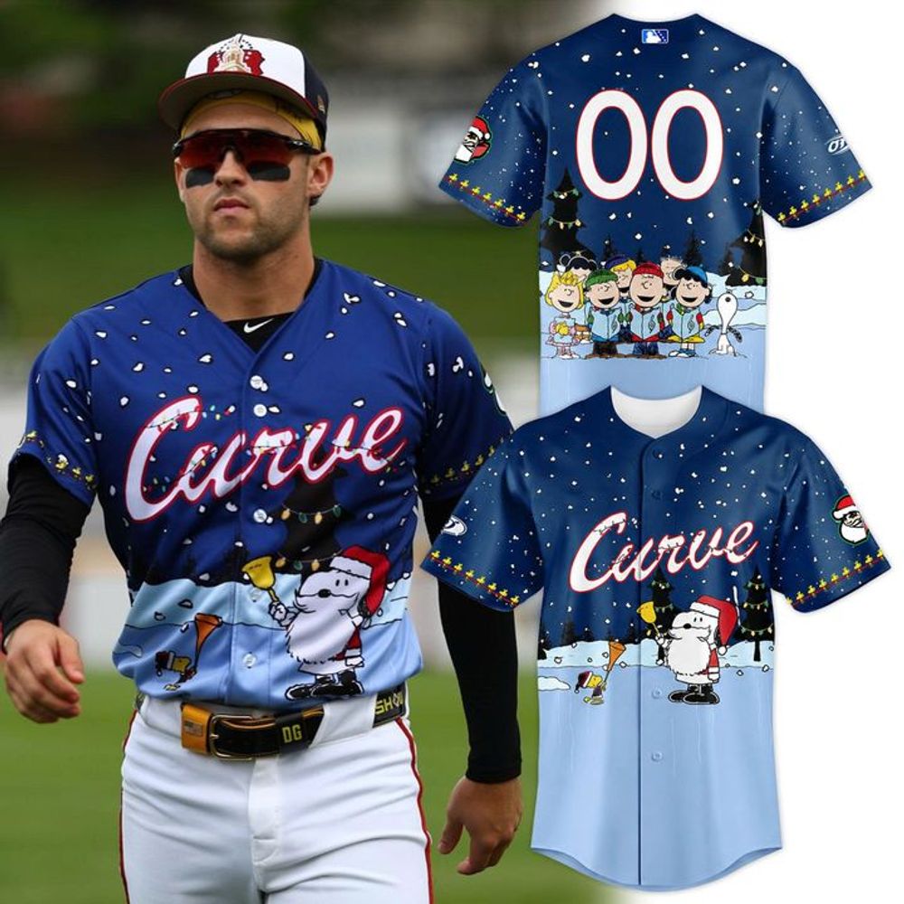 Altoona Curve x Charlie Brown Christmas 2026 Special Baseball Jersey