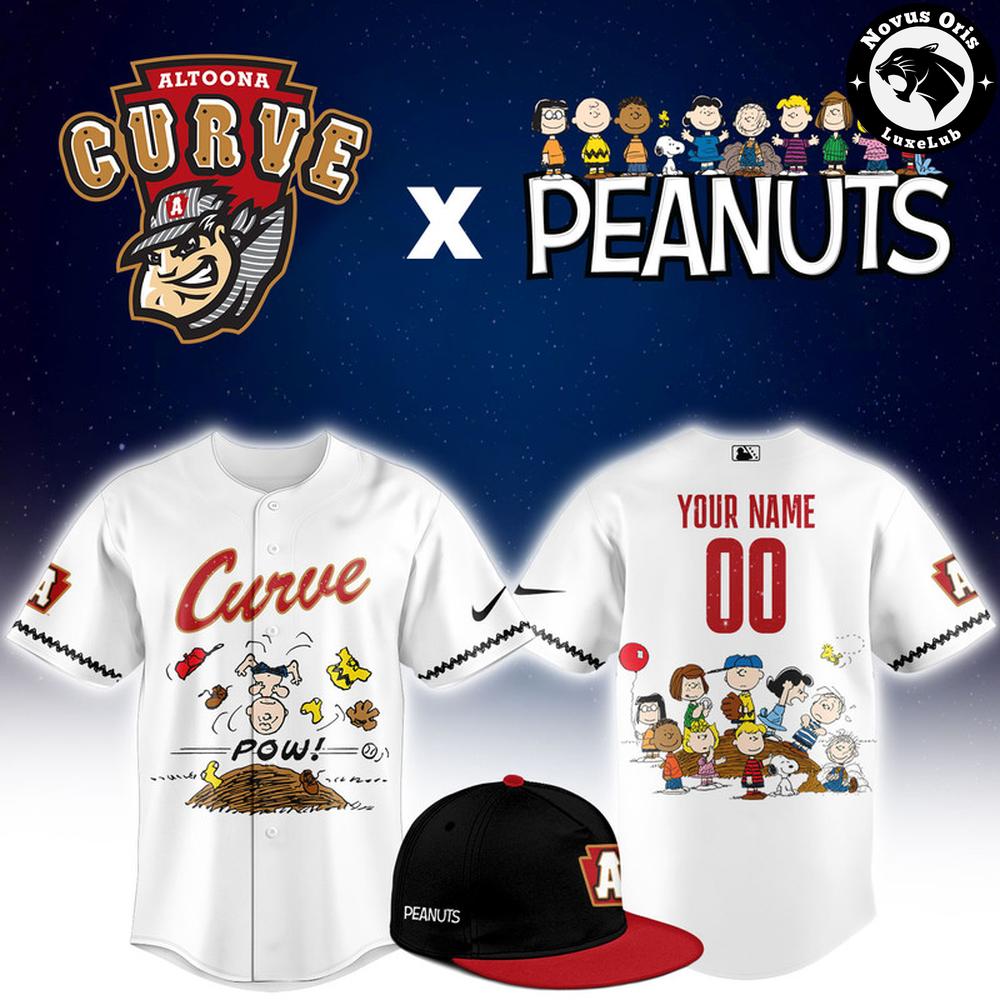 Altoona Curve x Peanuts Night Limited Edition Baseball Jersey