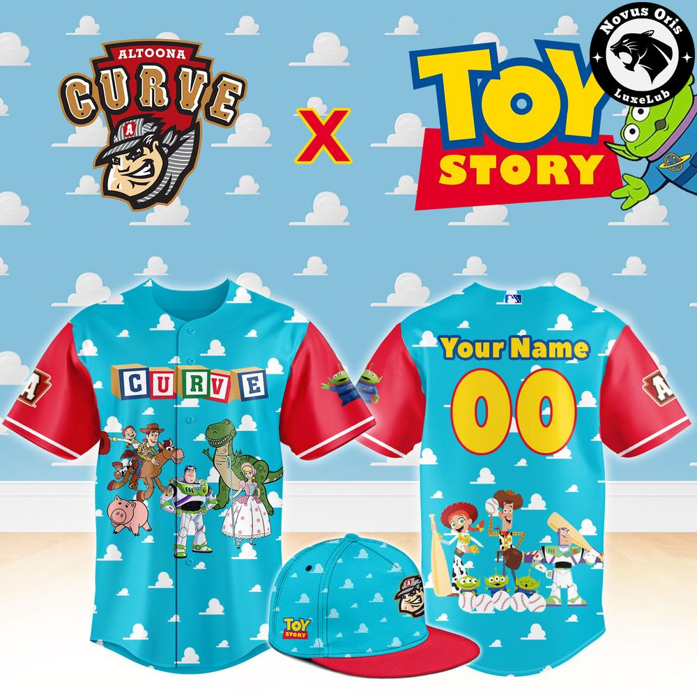 Altoona Curve x Toy Story Night Woody Buzz Lightyear Baseball Jersey 1 - Unicasport Altoona Curve x Toy Story Night Woody Buzz Lightyear Baseball Jersey