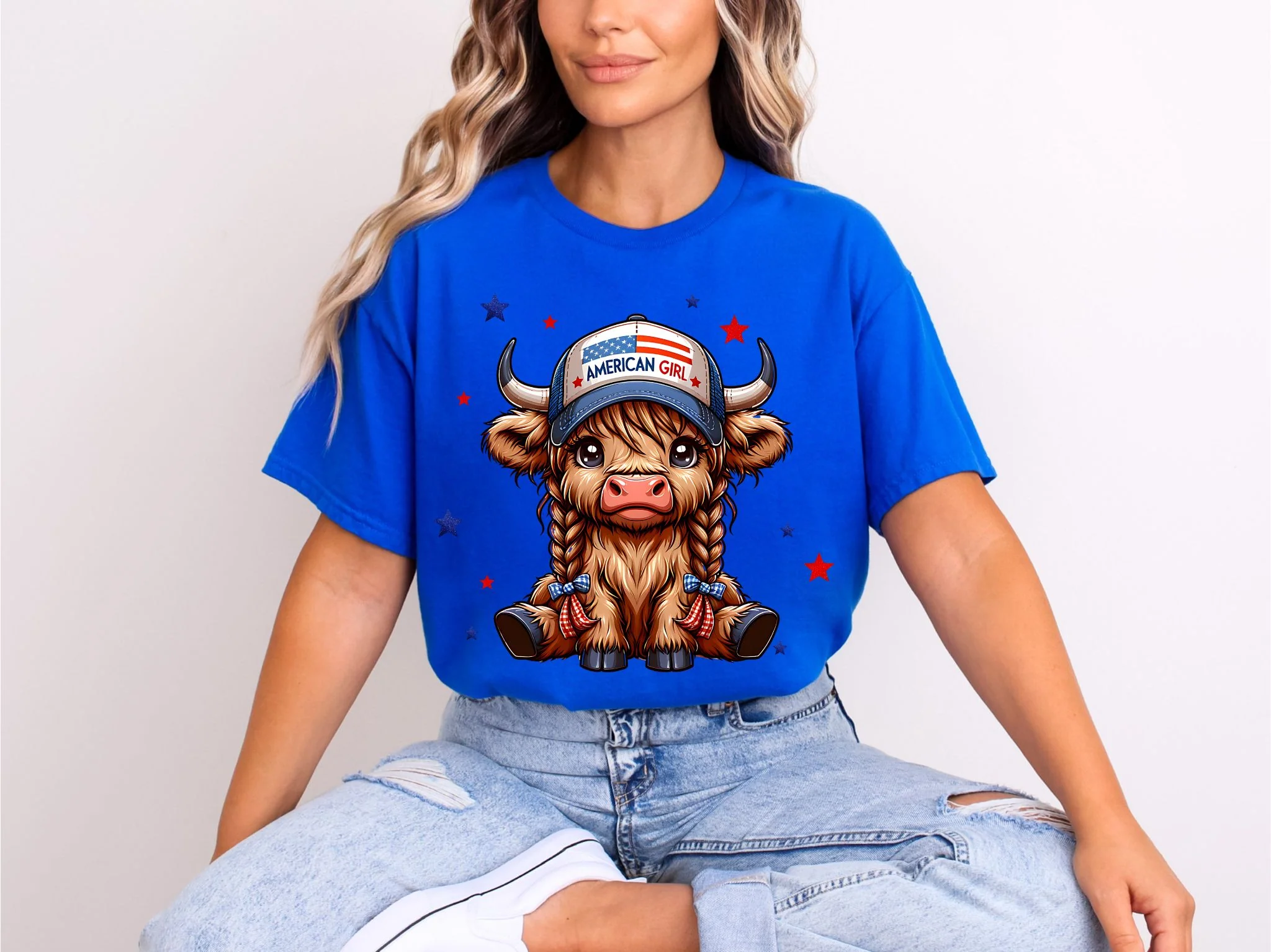 american girl highland cow handcrafted holiday decor